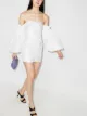 Image 2 of ROTATE Phoebe puff-sleeve mini dress