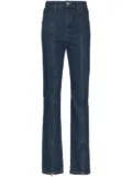 ROTATE BIRGER CHRISTENSEN Jada zip-ankle flared jeans - Blue