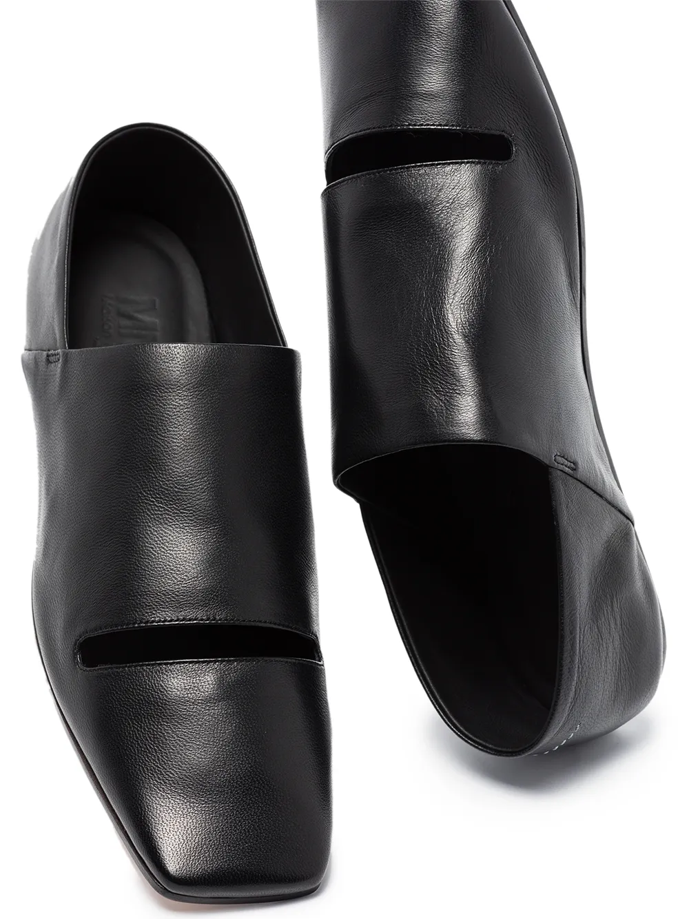 фото Mm6 maison margiela балетки с квадратным носком