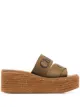 Image 1 of Chloé Woody 70mm wedge sandals
