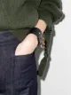 Image 2 of Chloé Alphabet leather cuff bracelet