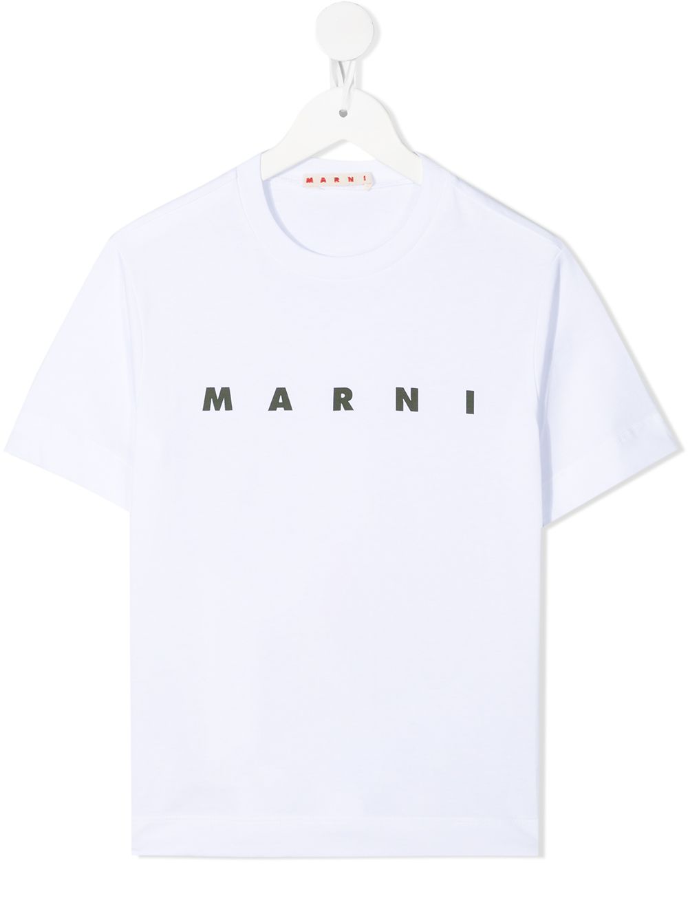 фото Marni kids футболка с логотипом