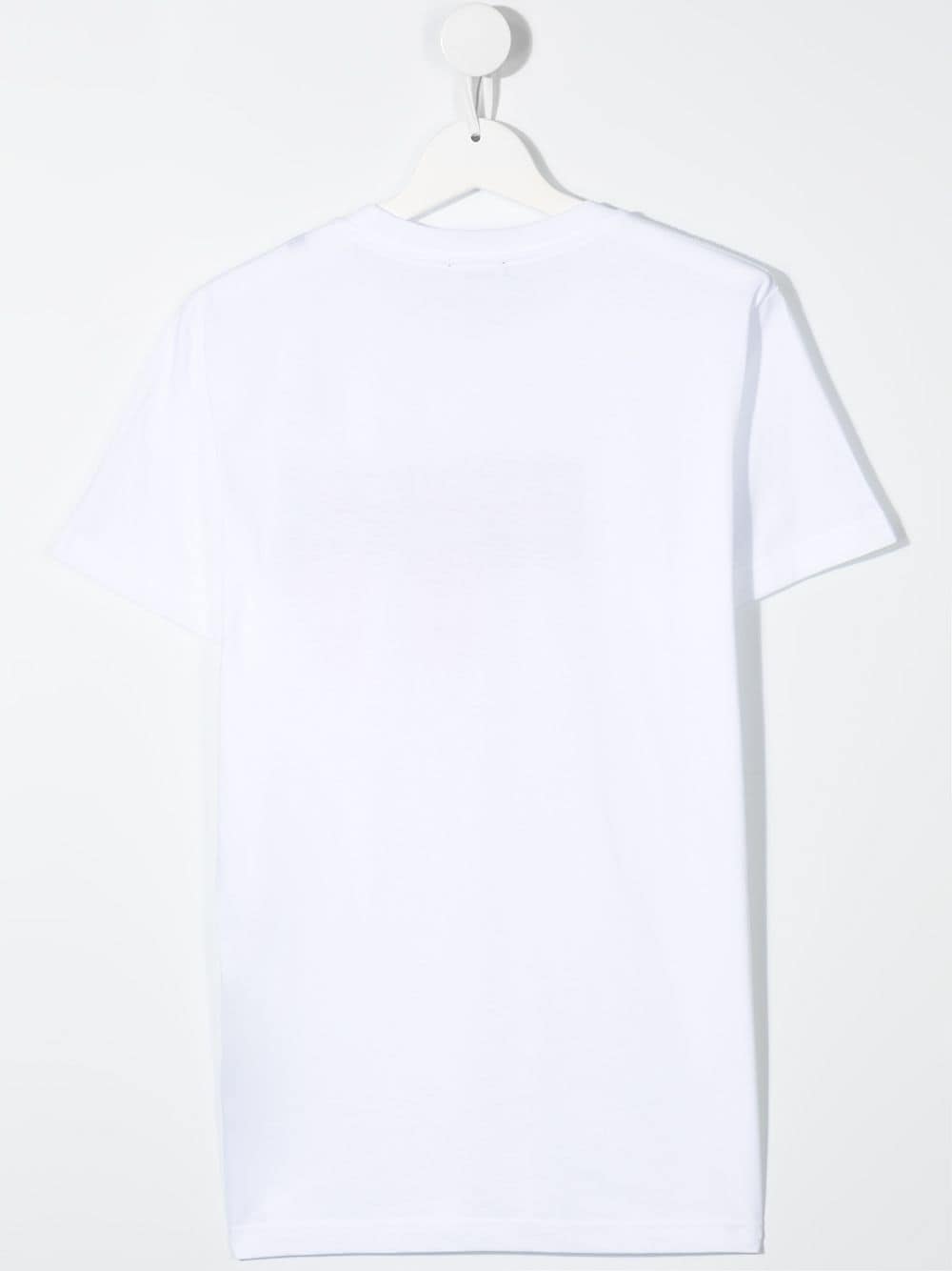 Shop Diesel Teen Logo Short-sleeve T-shirt In White