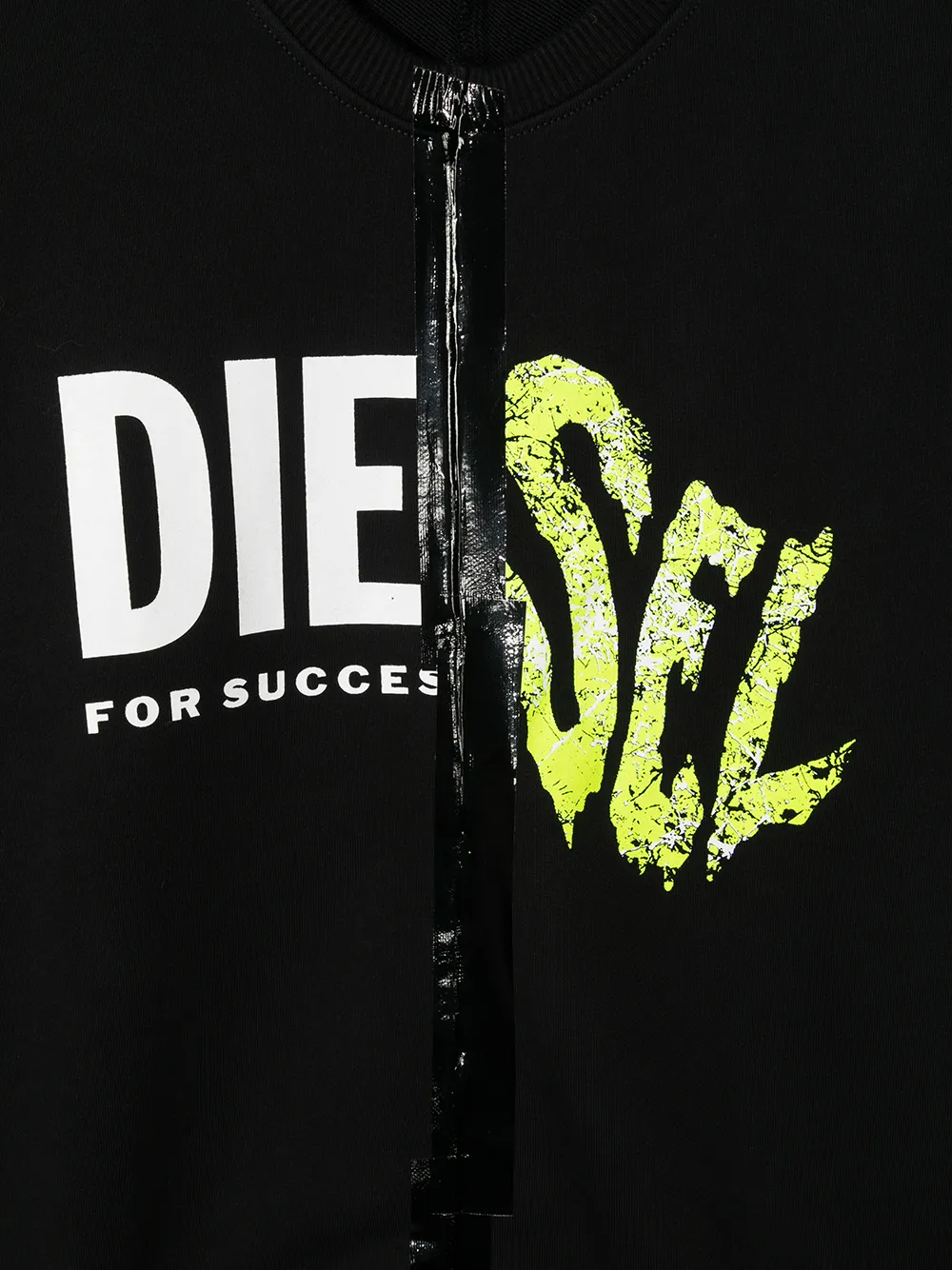 фото Diesel kids толстовка sbiaysplit с логотипом