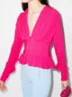 Image 2 of ROTATE Tracy ruffle-hem blouse