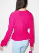 ROTATE Tracy ruffle-hem blouse