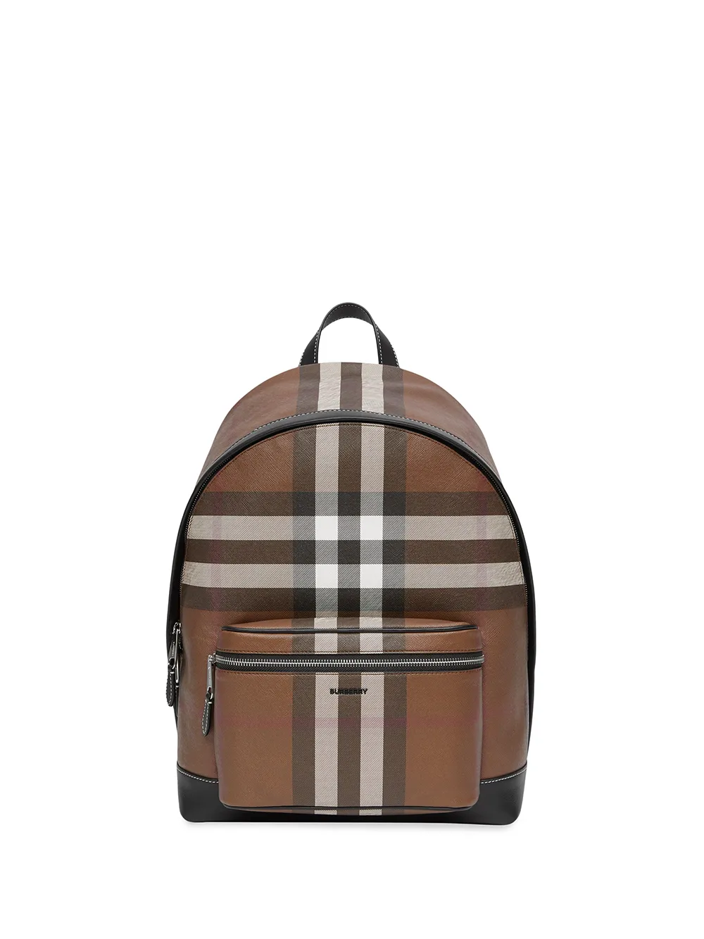 check-pattern backpack