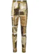 Image 1 of Versace Barocco-print skinny trousers