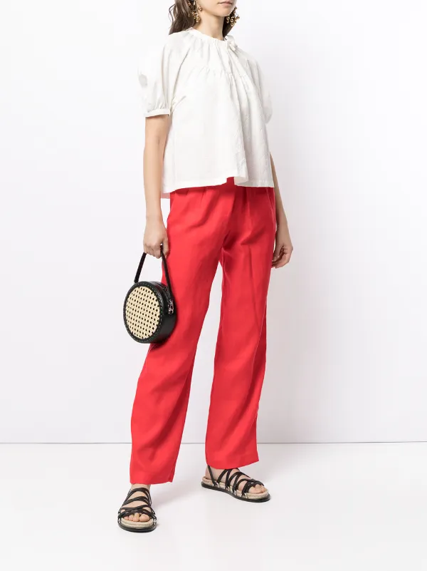 Mara Hoffman Eldra high-waist trousers 