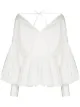 Image 1 of Roksanda Colette cotton peplum blouse