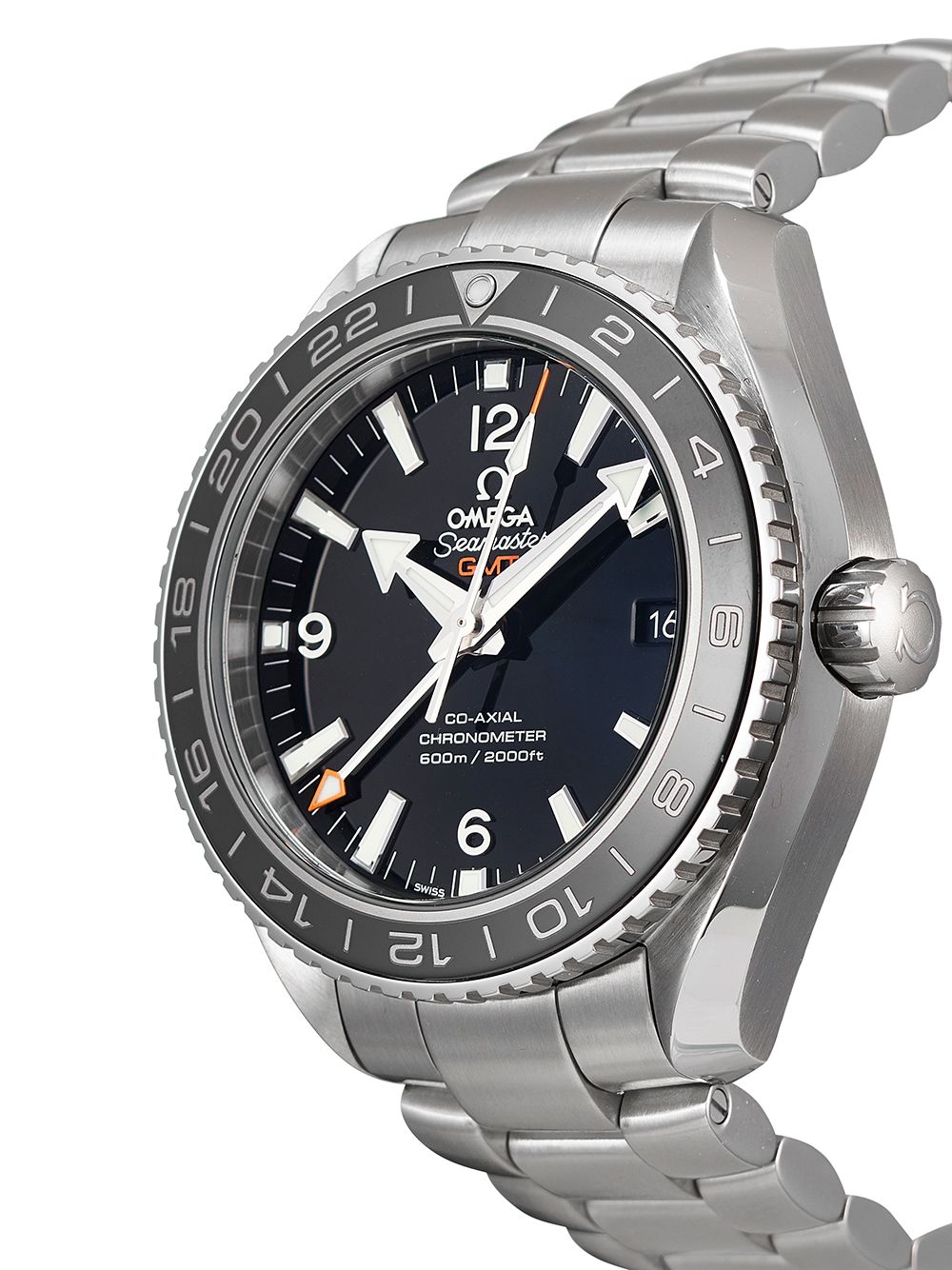 фото Omega наручные часы seamaster planet ocean co-axial gmt pre-owned 43.5 мм 2009-го года