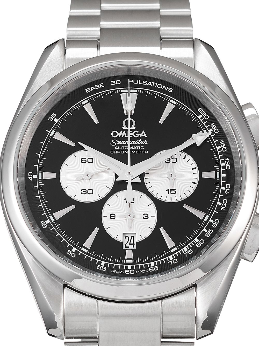 фото Omega наручные часы seamaster aqua terra chronograph pre-owned 42 мм 2012-го года