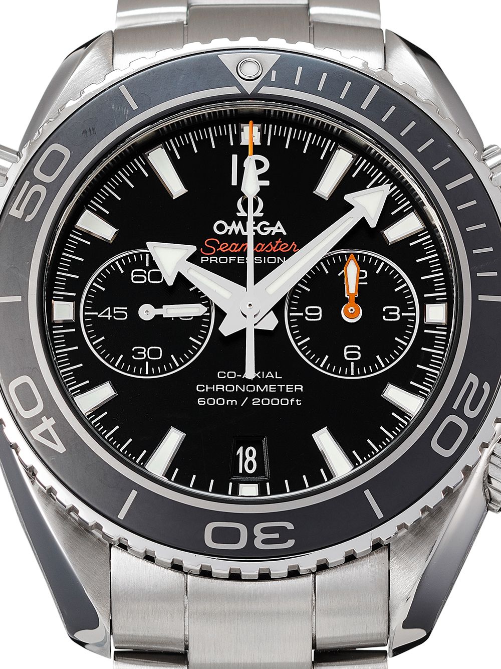 фото Omega наручные часы seamaster planet ocean 600m pre-owned 45.5 мм 2013-го года