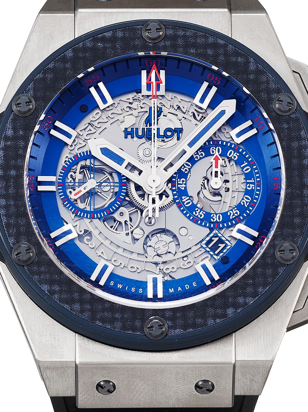 фото Hublot наручные часы king power jose mourinho special one pre-owned 48 мм 2015-го года