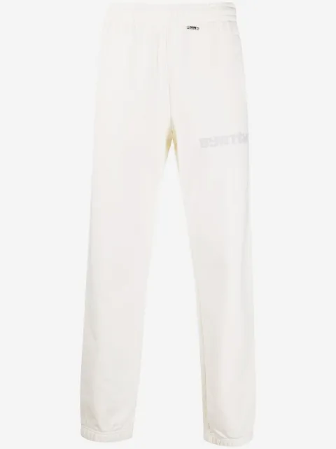032c straight-leg logo cotton track pants
