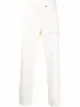 Image 1 of 032c straight-leg logo cotton track pants