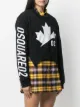 Dsquared2 D2 Leaf asymmetric sweatshirt