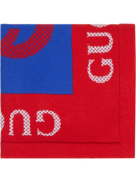 Gucci Kids manta con motivo en jacquard