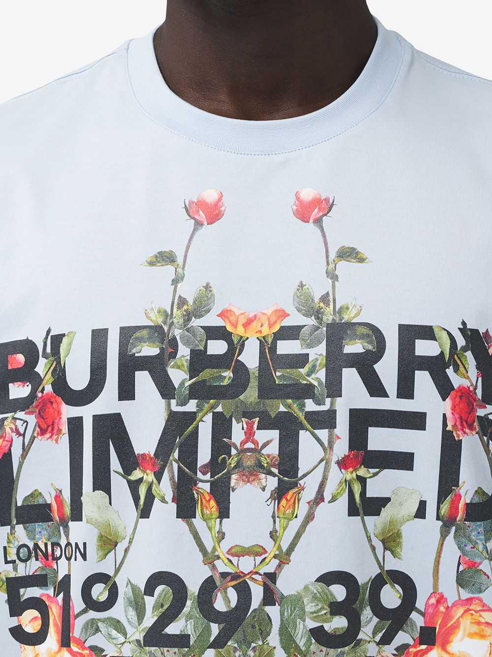 фото Burberry футболка оверсайз с принтом