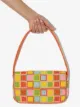 STAUD multicoloured Tommy beaded shoulder bag