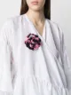 Image 2 of Philosophy Di Lorenzo Serafini knitted floral brooch