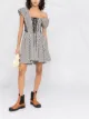 Image 2 of Philosophy Di Lorenzo Serafini lace-up detail dress