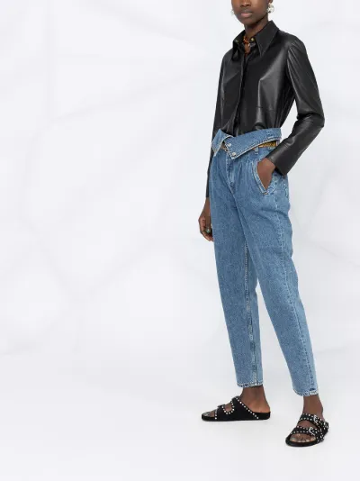 foldover waist jeans | RE/DONE | Eraldo.com
