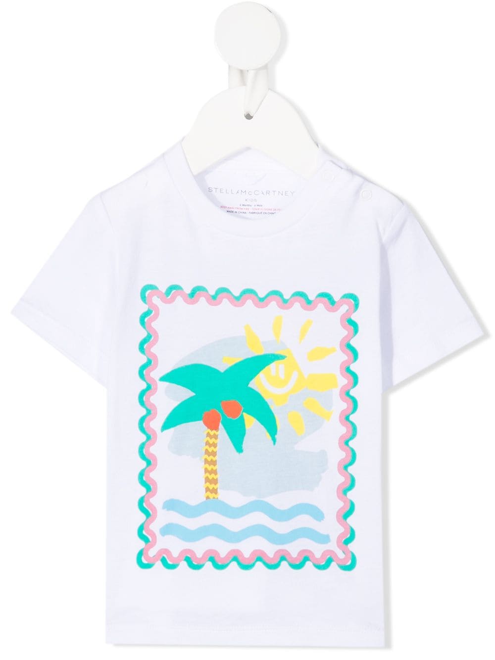 Image 1 of Stella McCartney Kids palm tree-print T-shirt