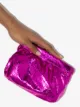 Isabel Marant Luz metallic-finish clutch bag