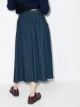 See by Chloé gathered-detailing denim midi skirt