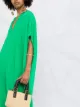Victoria Beckham keyhole-neck silk kaftan