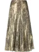 Image 1 of Victoria Beckham metallic pleated skirt