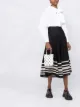 Image 2 of RED Valentino striped mid-length skirt