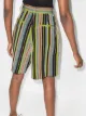 Kenneth Ize wide-leg stripe shorts