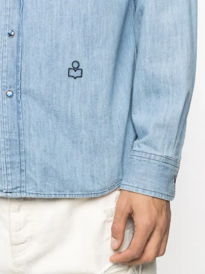 Isabel Marant button-down denim shirt 
