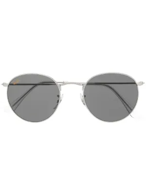 Metal frame shop round sunglasses