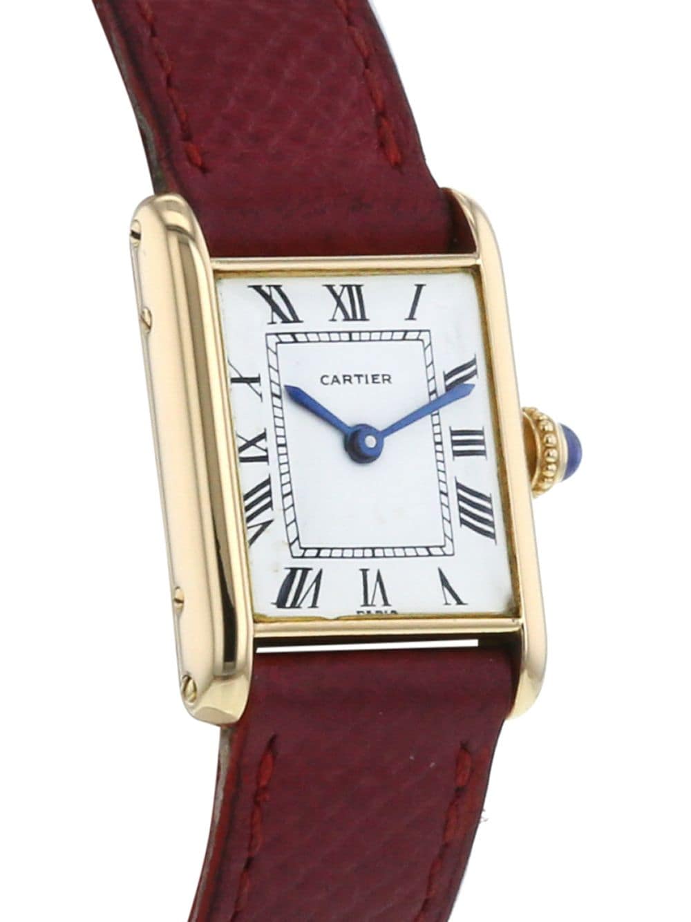 фото Cartier наручные часы tank pre-owned 19 мм 1970-х годов