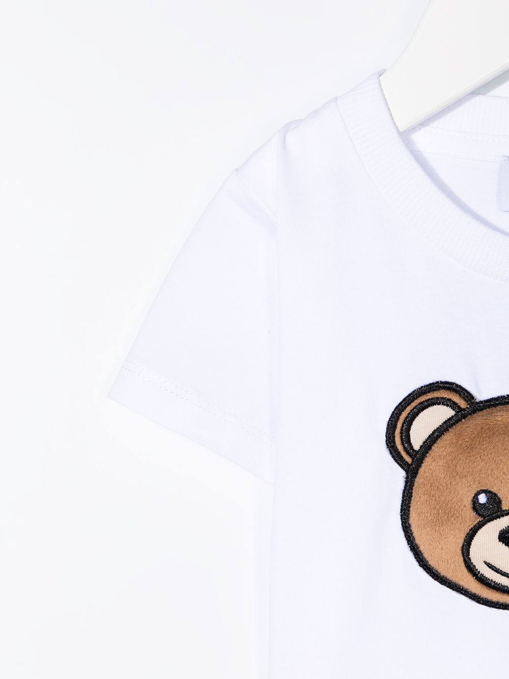 фото Moschino kids футболка с нашивкой teddy