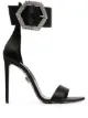 Image 1 of Philipp Plein Iconic Plein rhinestone-buckle sandals