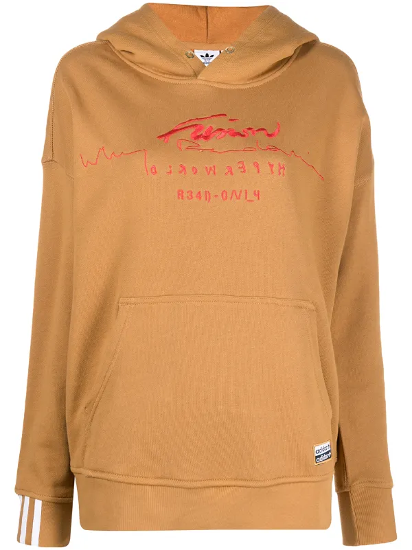 womens brown adidas hoodie