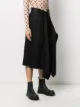 Rokh pleated asymmetric skirt