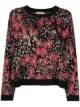 Image 1 of Twin-Set floral-print knitted jumper