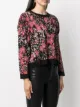 Twin-Set floral-print knitted jumper