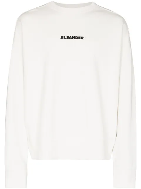 Jil Sander logo-print jumper