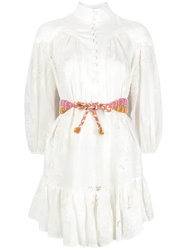 zimmermann white embroidered dress