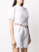 Cecilie Bahnsen cropped open back top