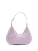 Image 1 of BY FAR mini Amber crocodile-embossed shoulder bag