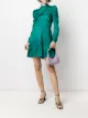 Image 2 of BY FAR mini Amber crocodile-embossed shoulder bag