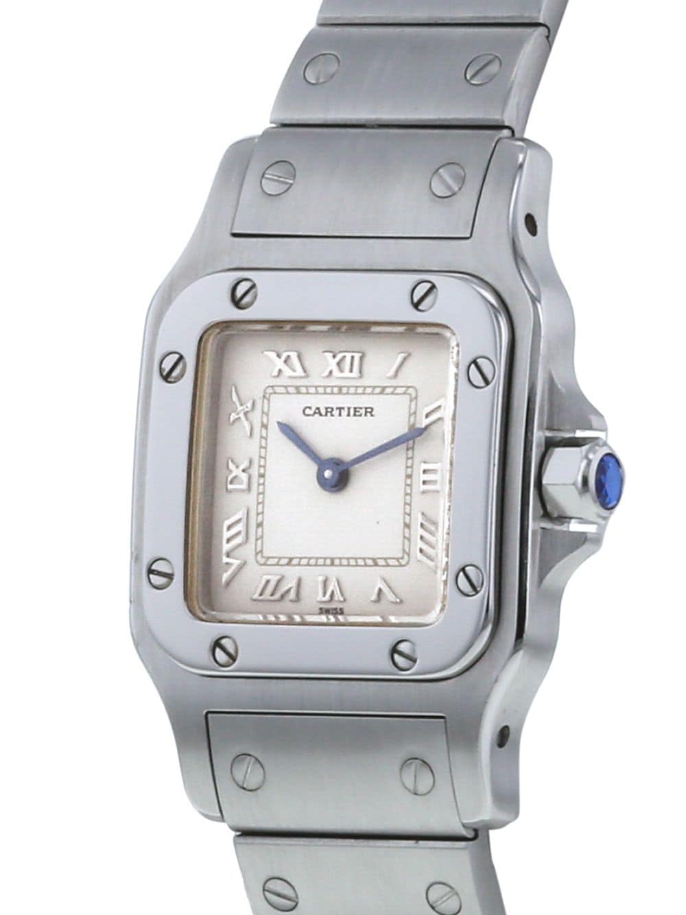 фото Cartier наручные часы santos pre-owned 23 мм 1990-го года