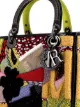 Christian Dior 2019 pre-owned Lady Dior Edition limitée Mickalene Thomas medium handbag